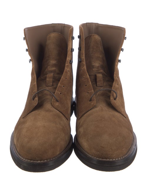 Brunello Cucinelli Suede Lace-Up Boots
