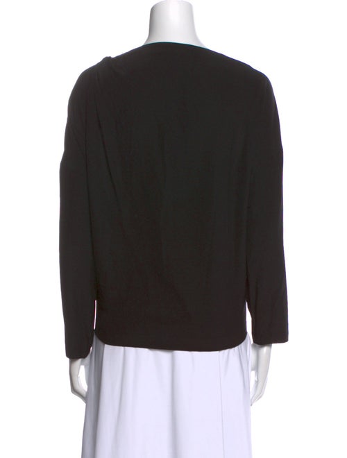 Brunello Cucinelli Silk Bateau Neckline Blouse