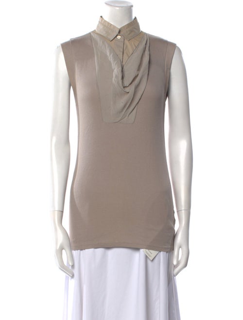 Brunello Cucinelli Cowl Neck Sleeveless Tunic