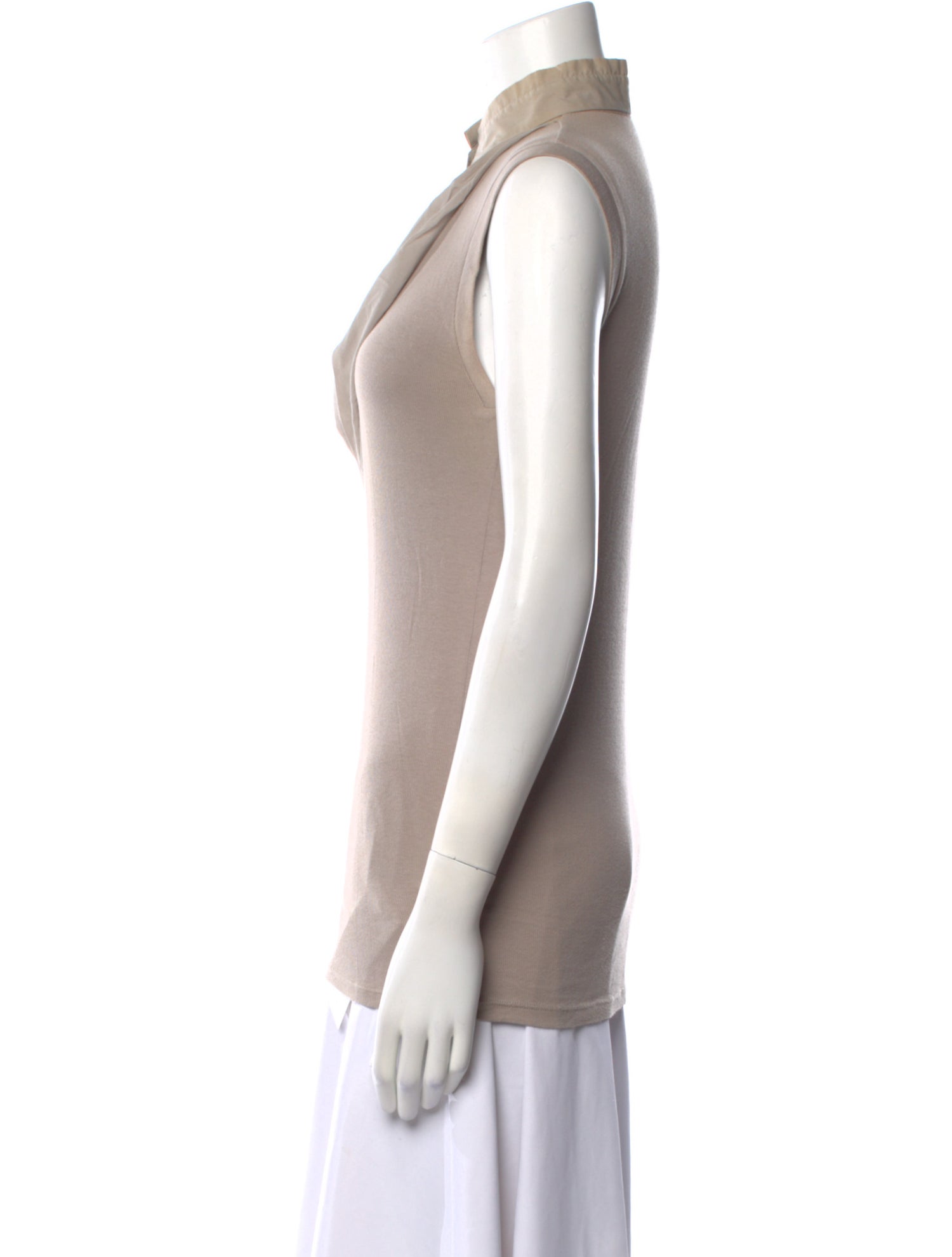 Brunello Cucinelli Cowl Neck Sleeveless Tunic