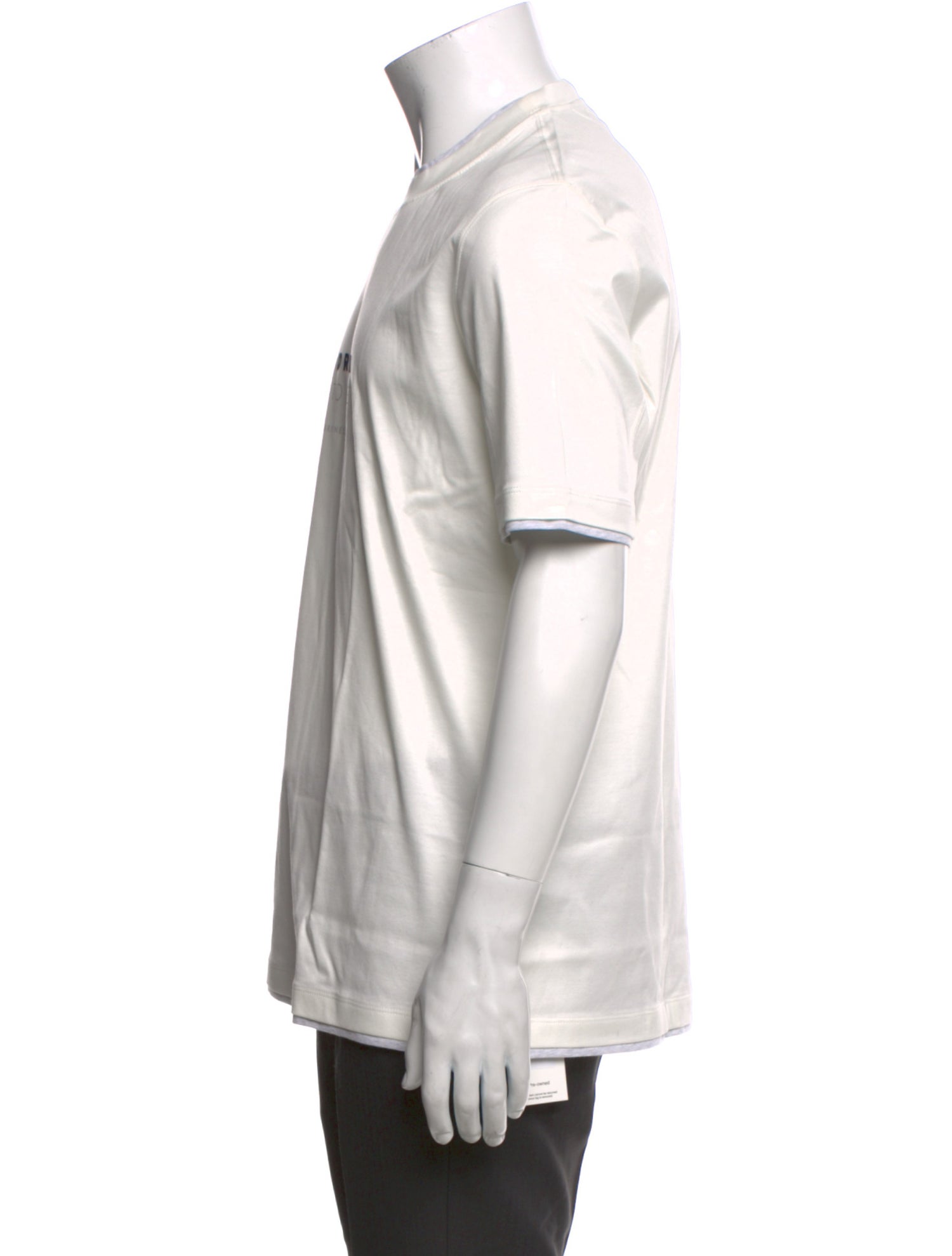 Brunello Cucinelli Graphic Print Crew Neck T-Shirt