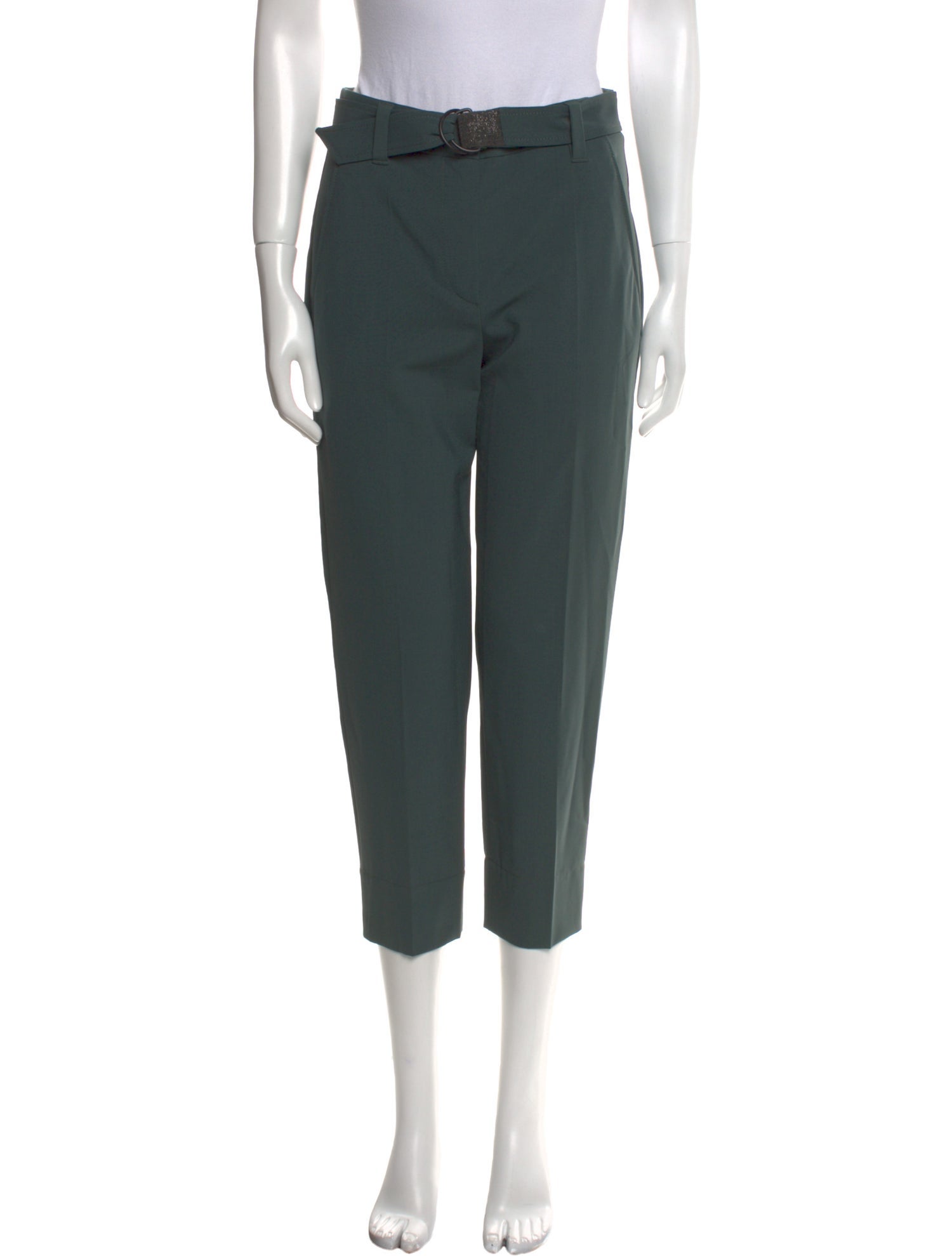 Brunello Cucinelli Virgin Wool Straight Leg Pants