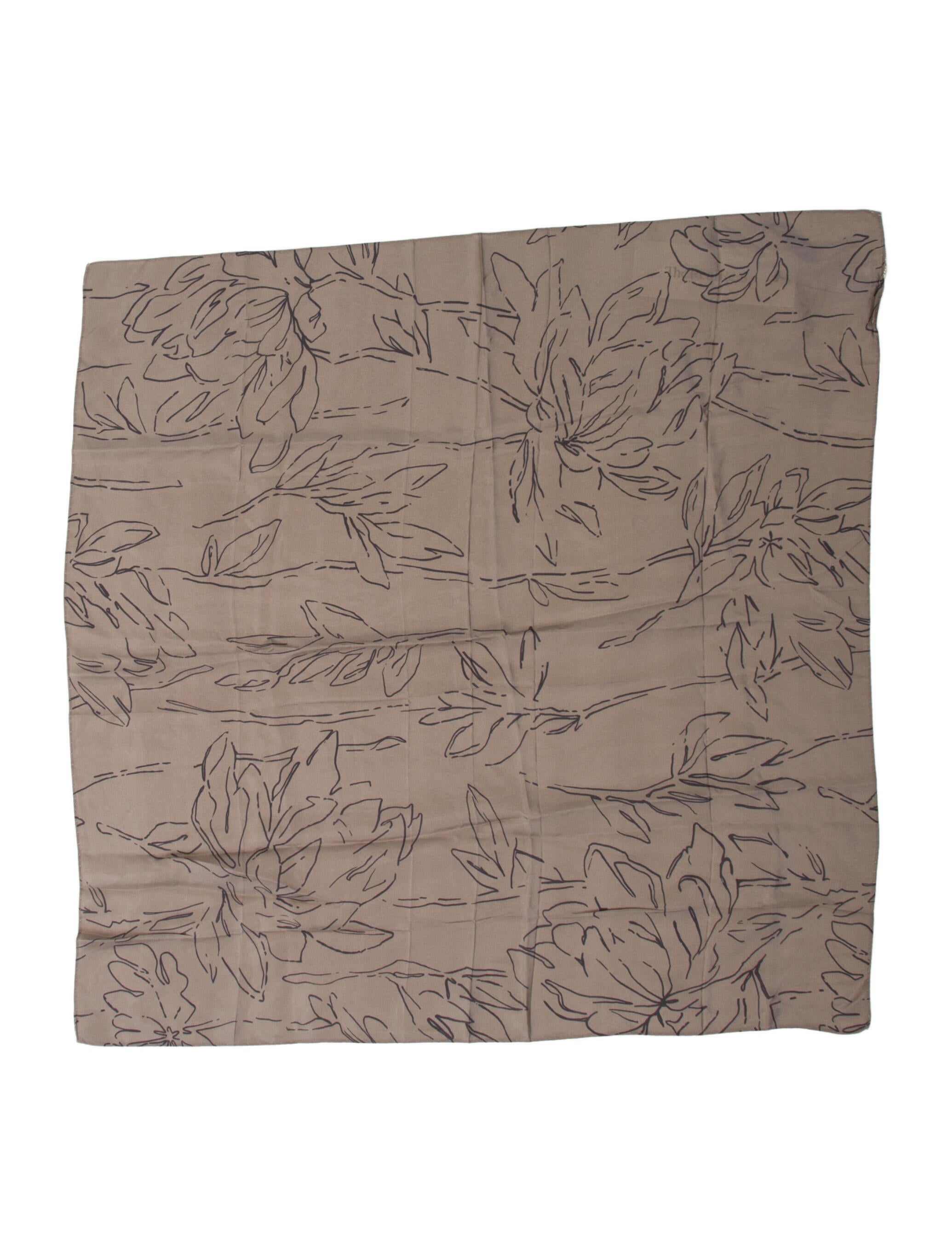 Brunello Cucinelli Silk Printed Scarf w/ Tags