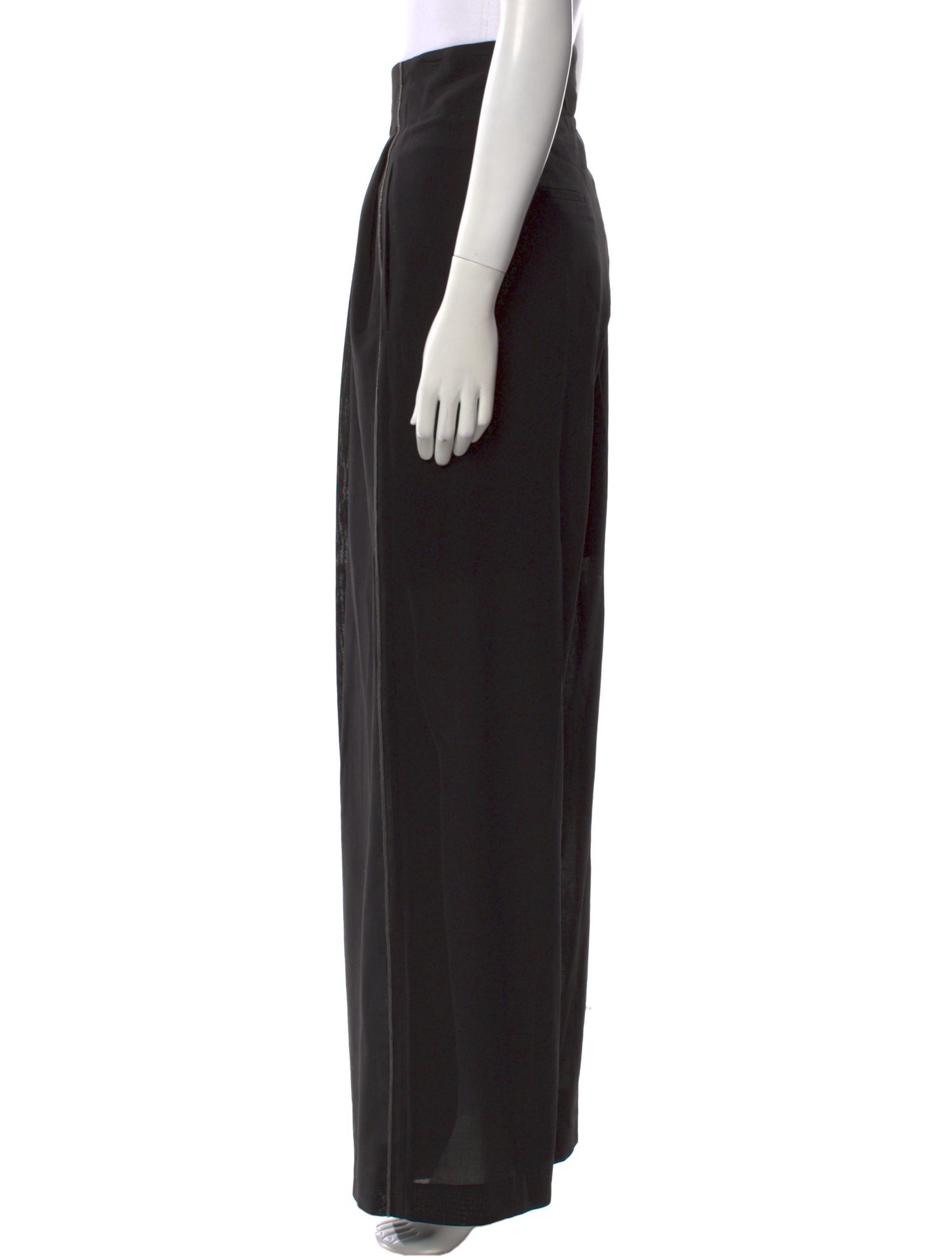 Brunello Cucinelli Virgin Wool Wide Leg Pants