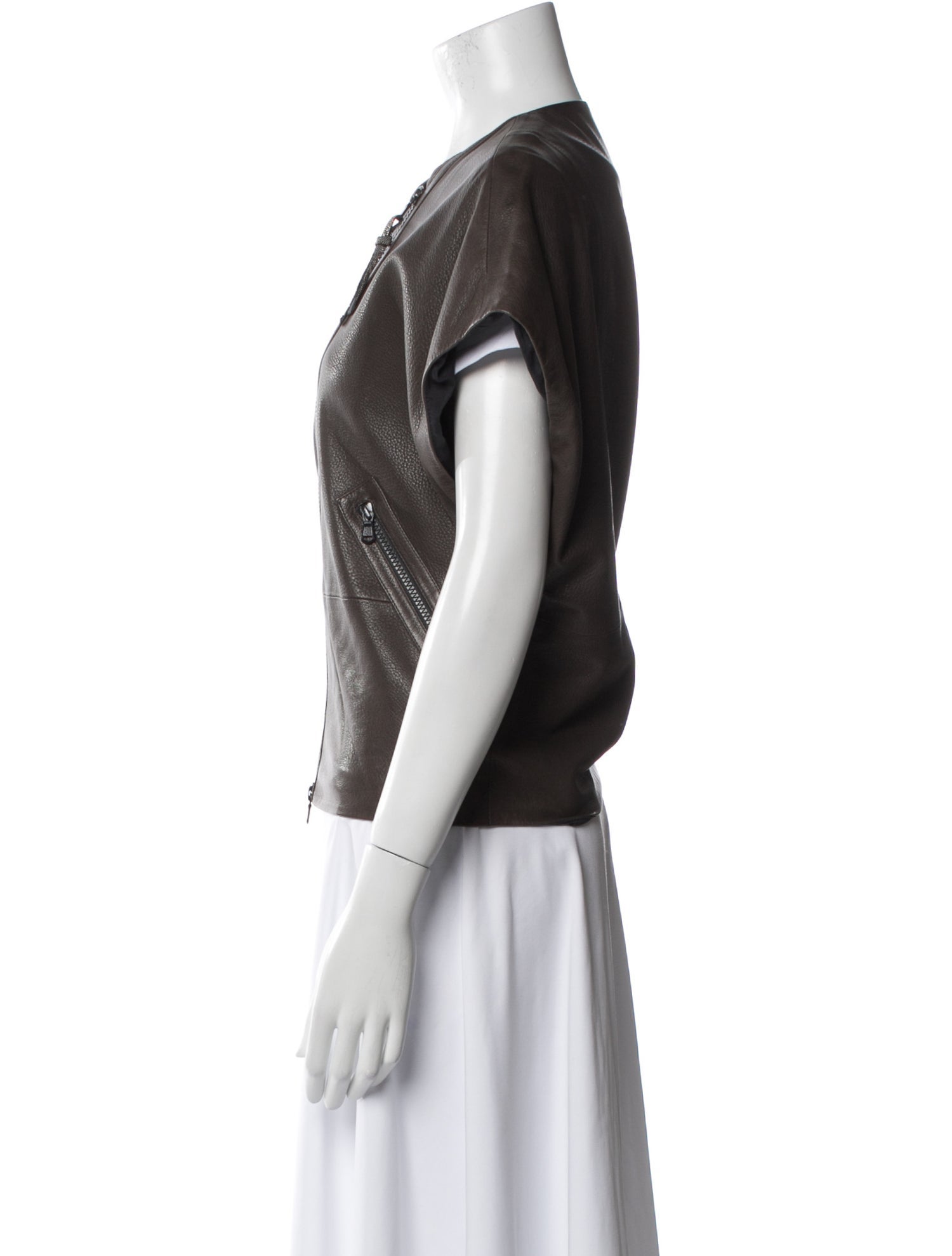 Brunello Cucinelli Leather Vest