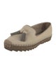 Brunello Cucinelli Leather Tassel Accents Espadrilles