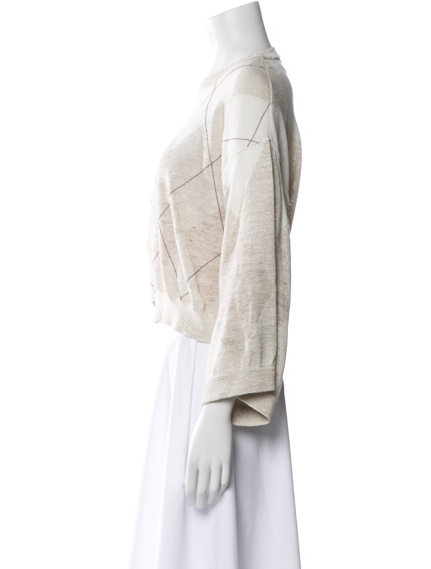 Brunello Cucinelli Scoop Neck Long Sleeve Sweatshirt