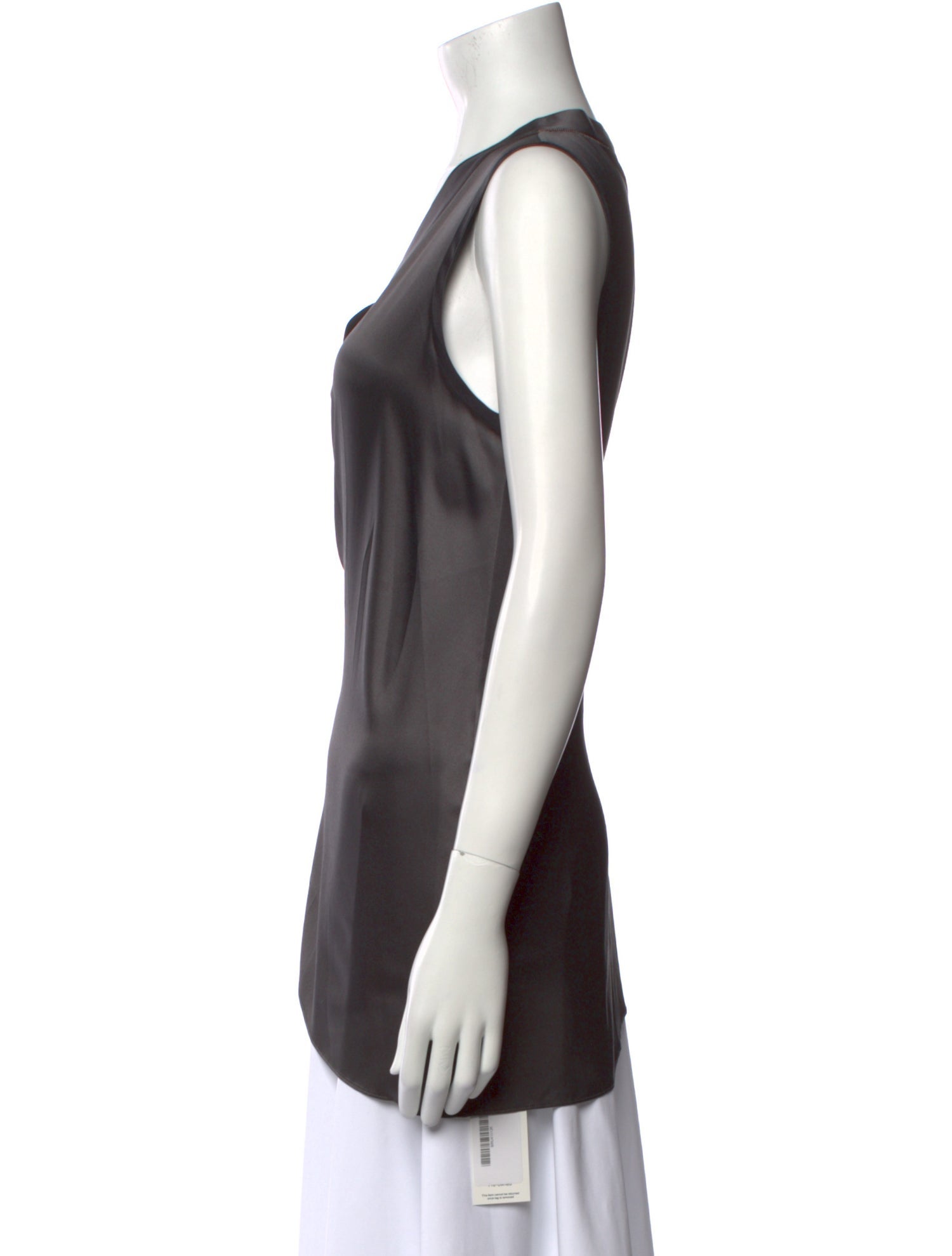 Brunello Cucinelli Silk V-Neck Top