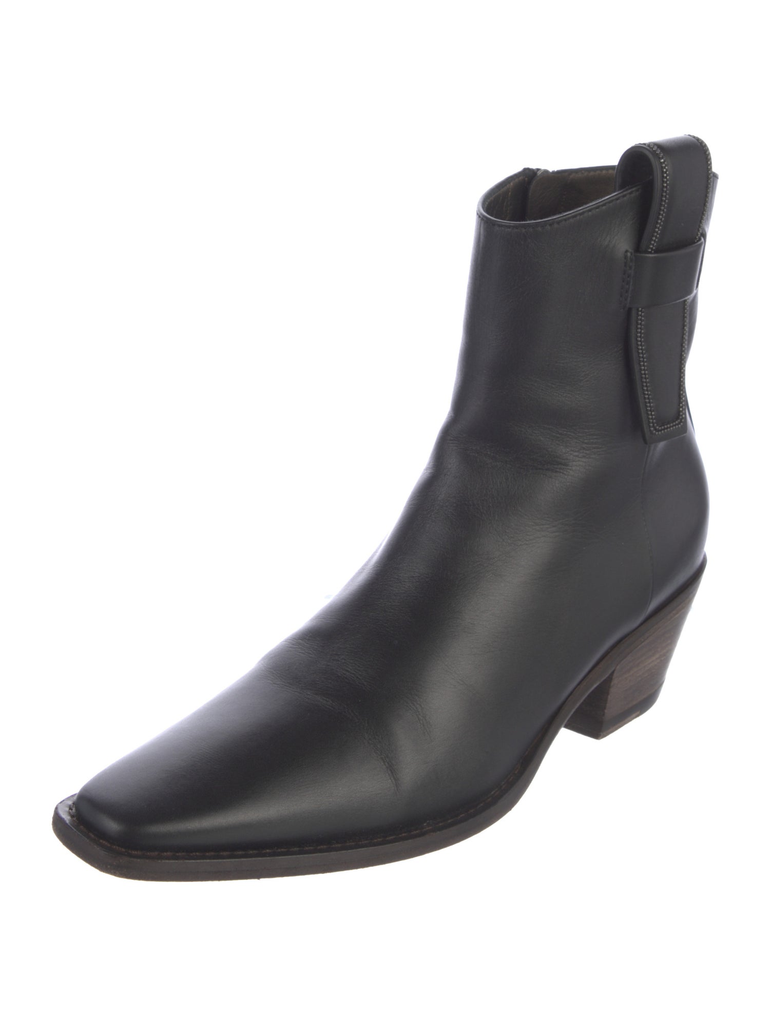 Brunello Cucinelli Leather Sock Boots