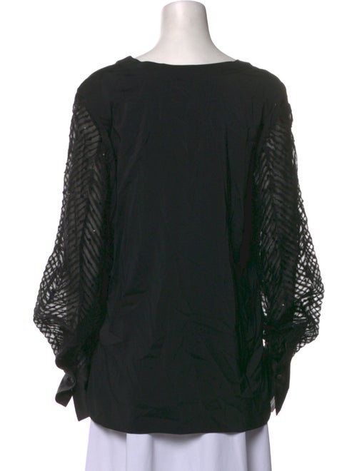 Brunello Cucinelli Silk V-Neck Blouse