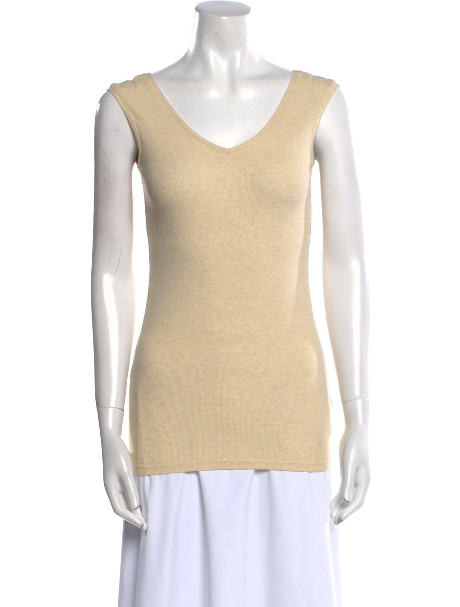 Brunello Cucinelli V-Neck Sleeveless Top
