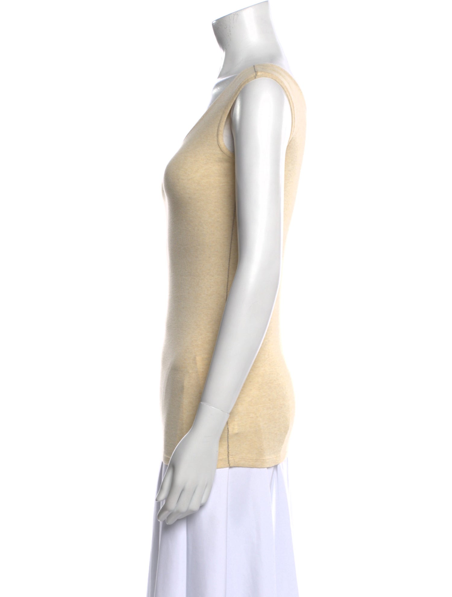 Brunello Cucinelli V-Neck Sleeveless Top