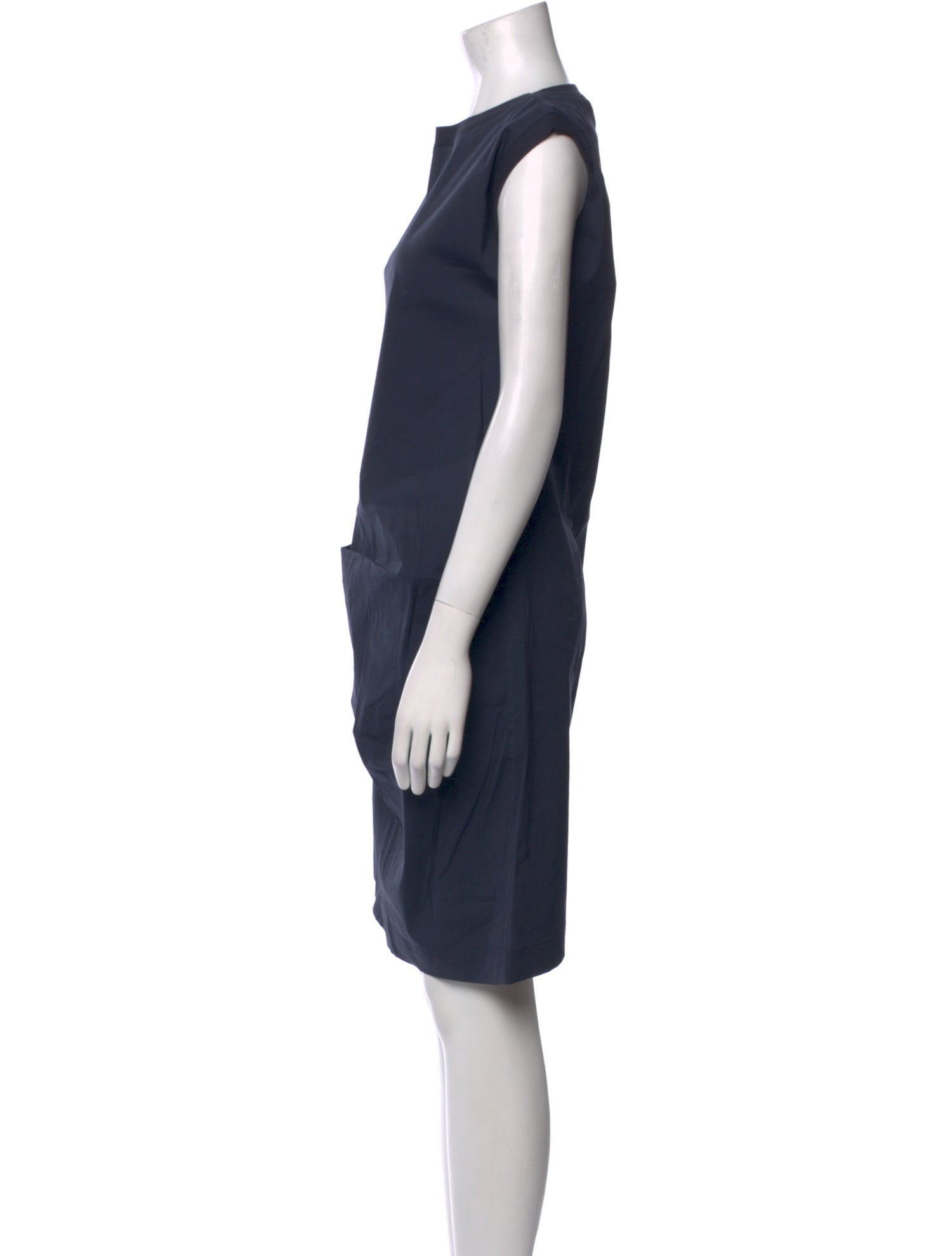 Brunello Cucinelli Bateau Neckline Mini Dress