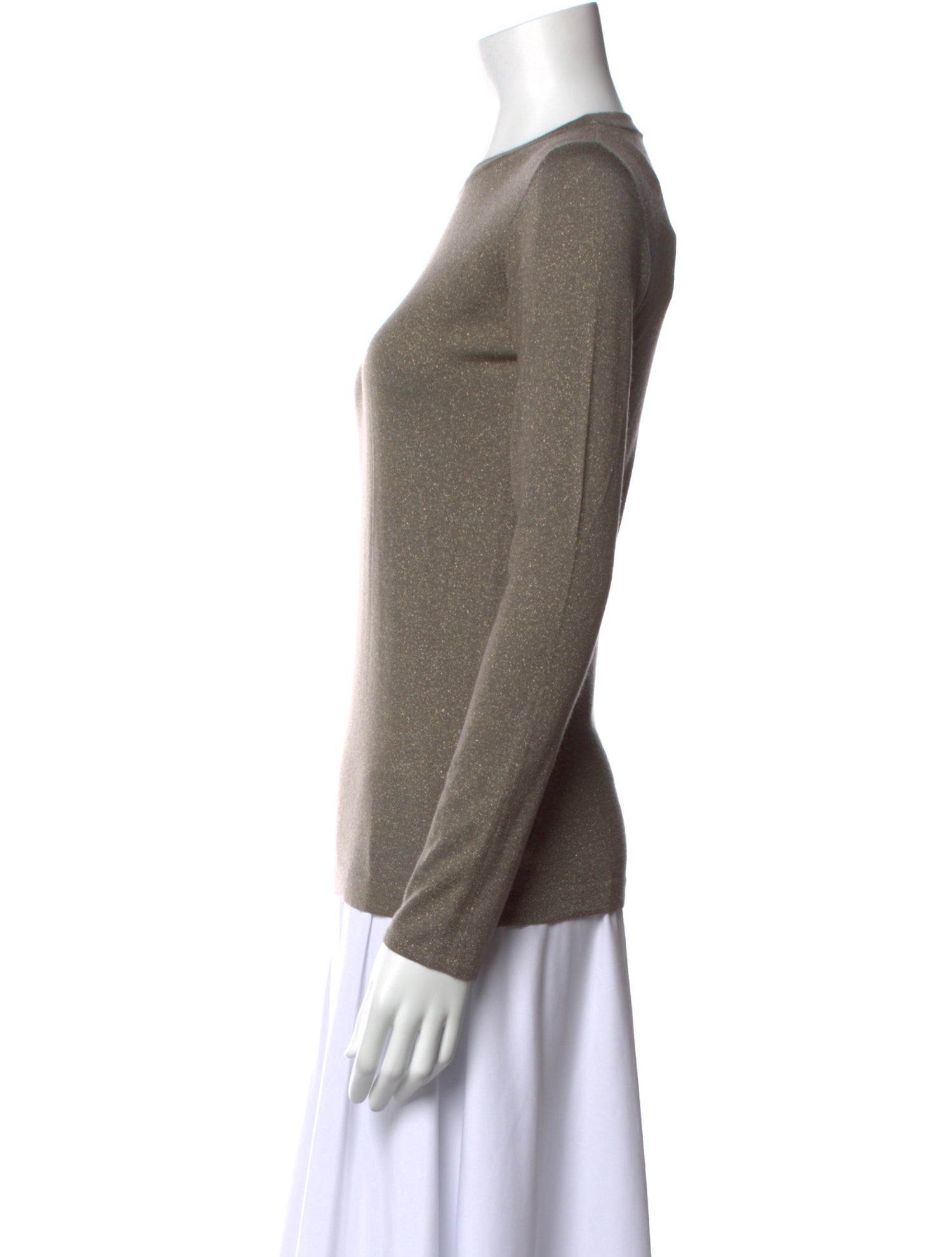 Brunello Cucinelli Cashmere Scoop Neck Sweatshirt w/ Tags