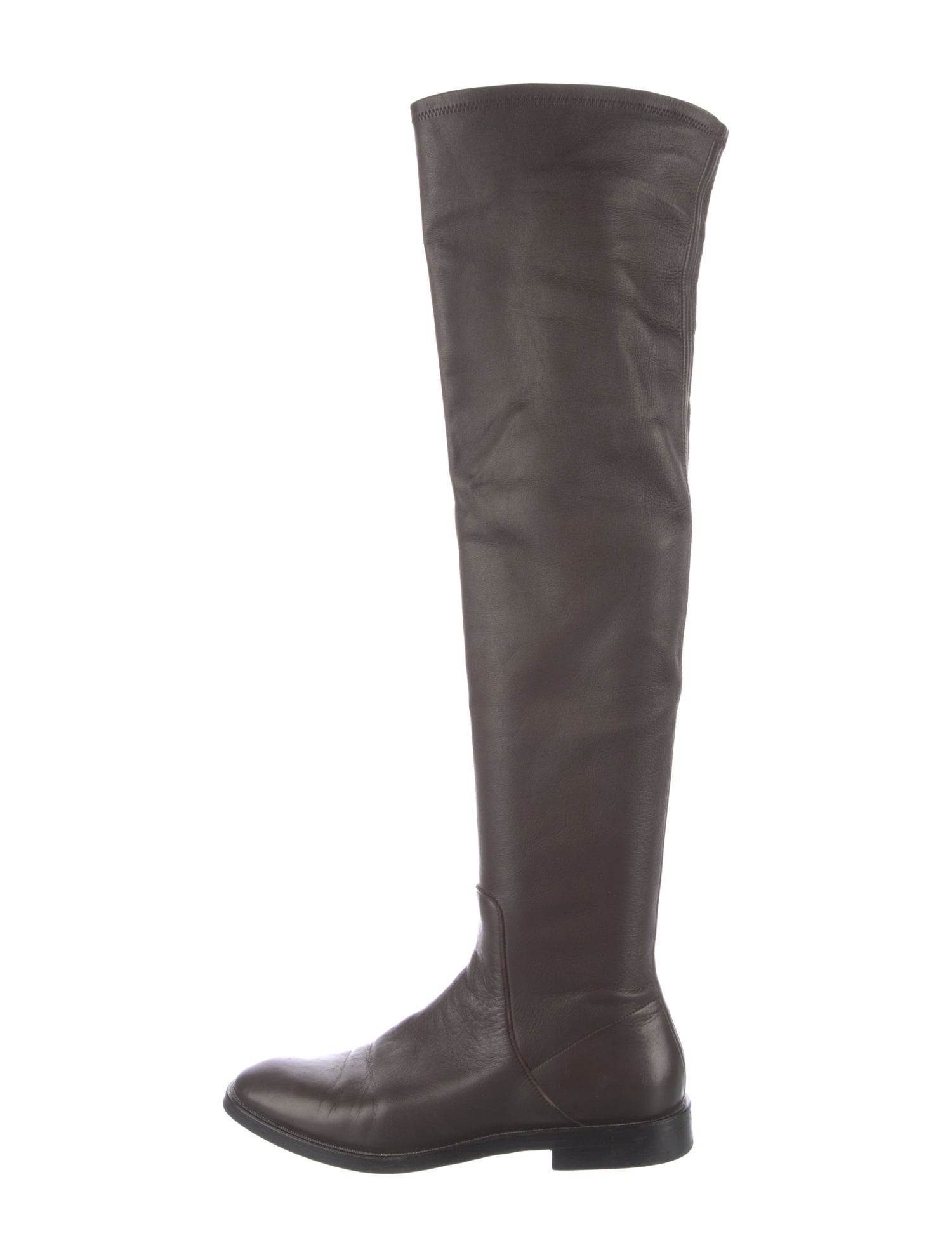Brunello Cucinelli Monili Leather Boots