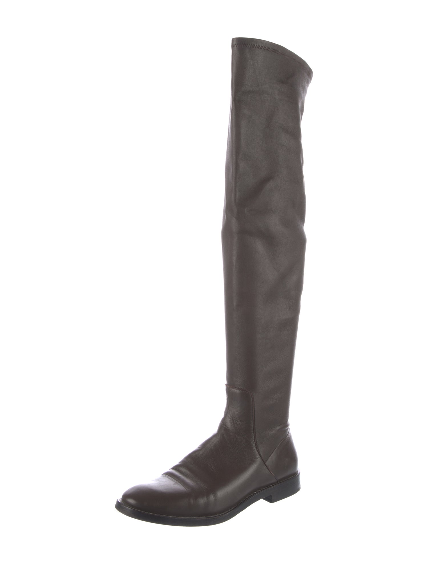 Brunello Cucinelli Monili Leather Boots
