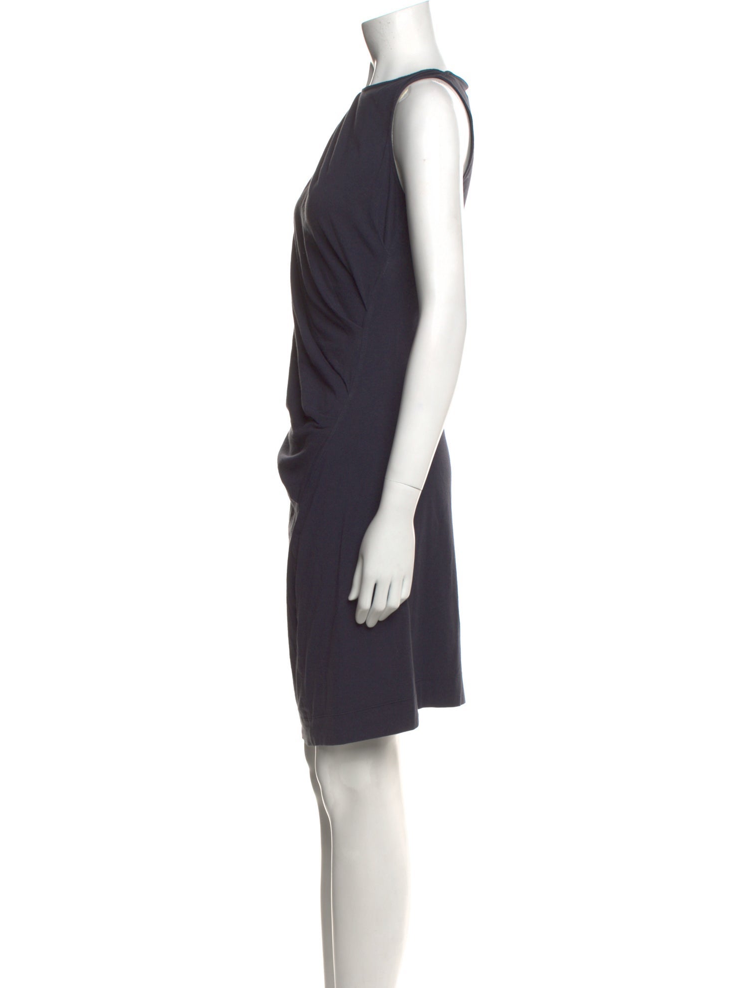 Brunello Cucinelli Bateau Neckline Knee-Length Dress