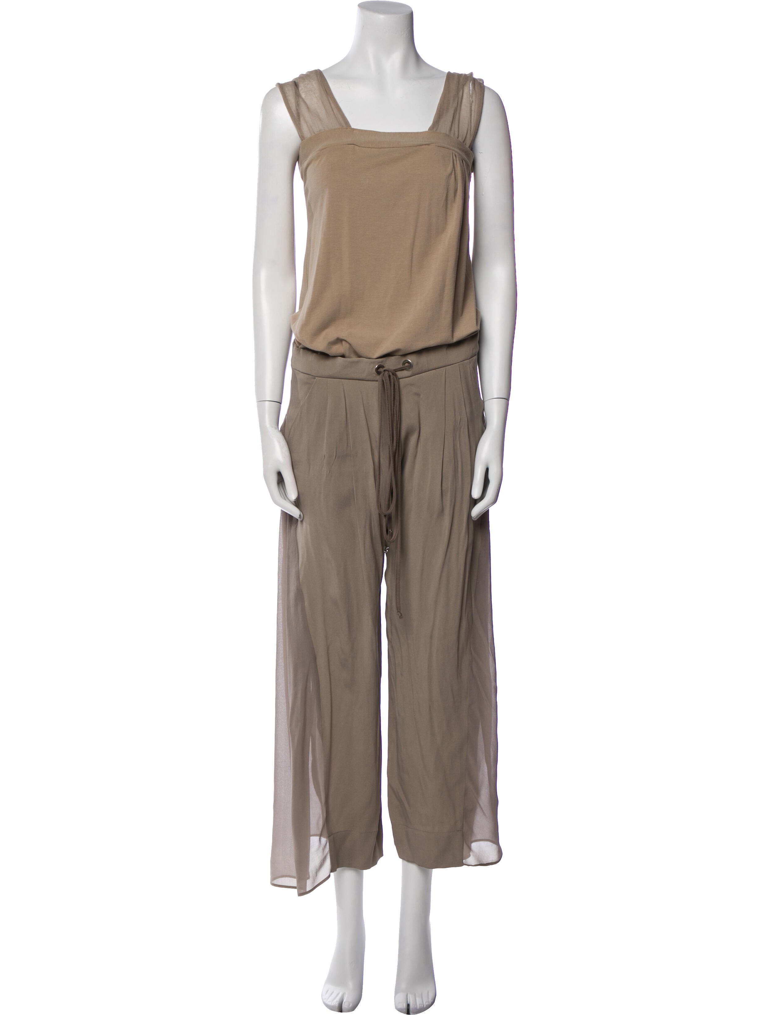 Brunello Cucinelli Square Neckline Jumpsuit