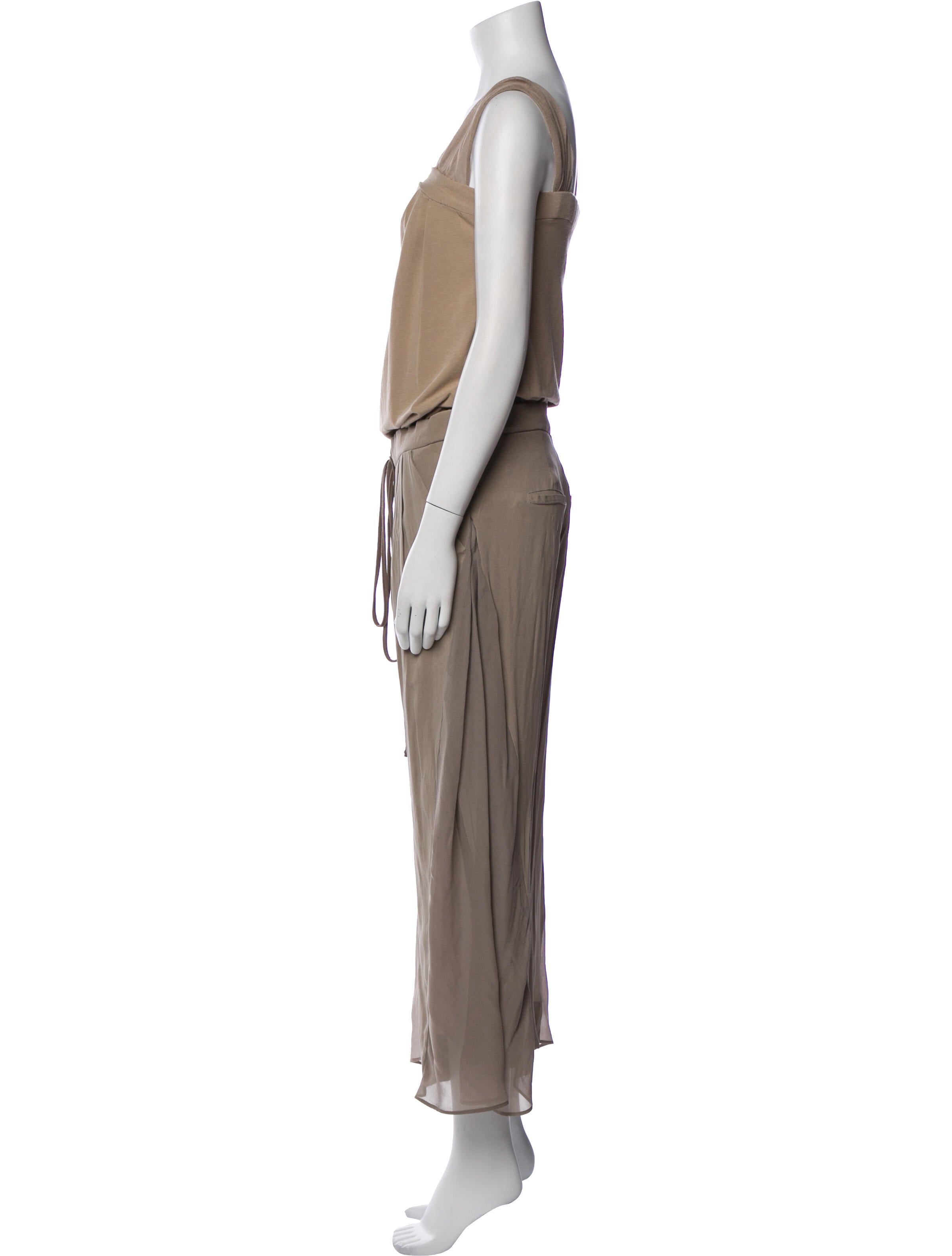 Brunello Cucinelli Square Neckline Jumpsuit