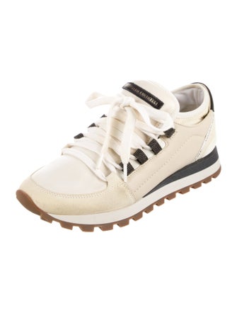 Brunello Cucinelli Monili Leather Sneakers