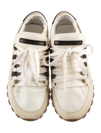 Brunello Cucinelli Monili Leather Sneakers