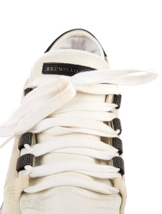 Brunello Cucinelli Monili Leather Sneakers