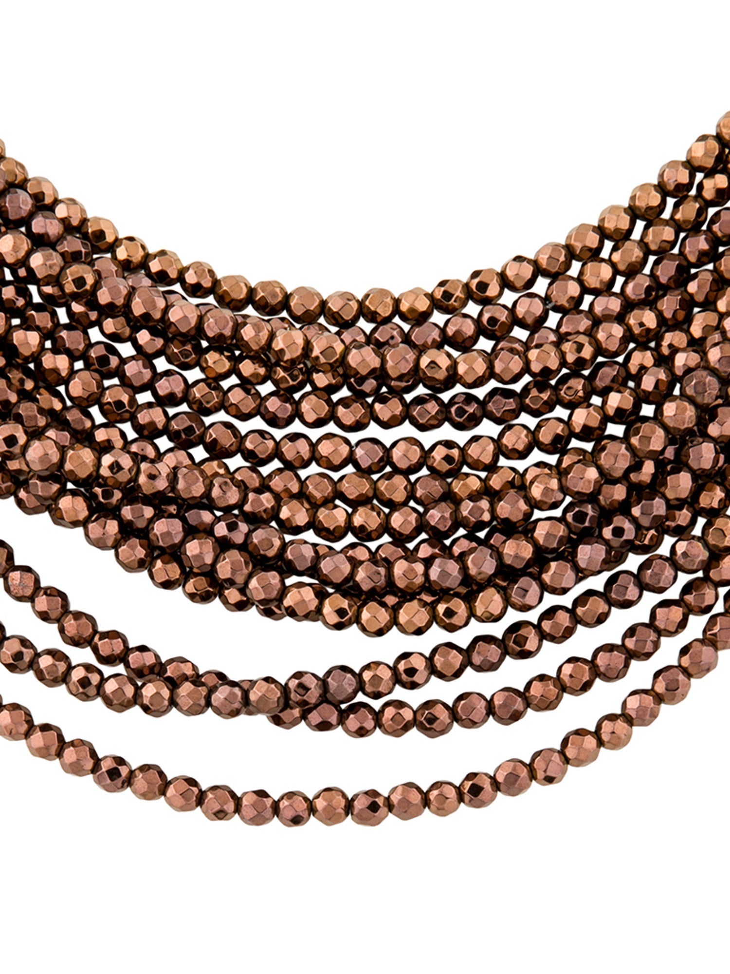 Brunello Cucinelli Leather & Bead Multistrand Necklace