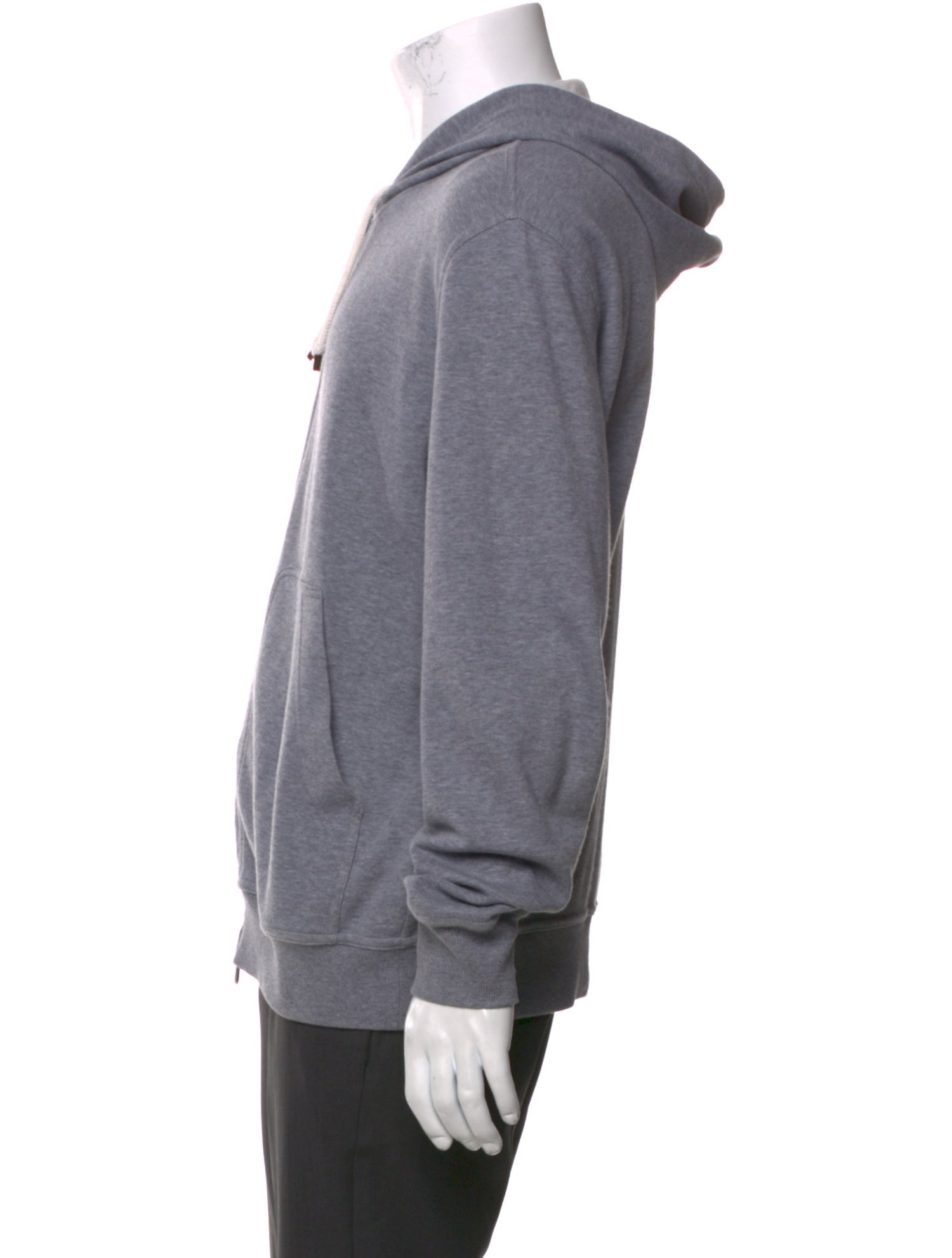 Brunello Cucinelli V-Neck Long Sleeve Hoodie