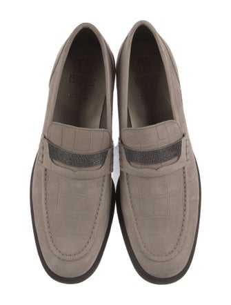 Brunello Cucinelli Suede Loafers