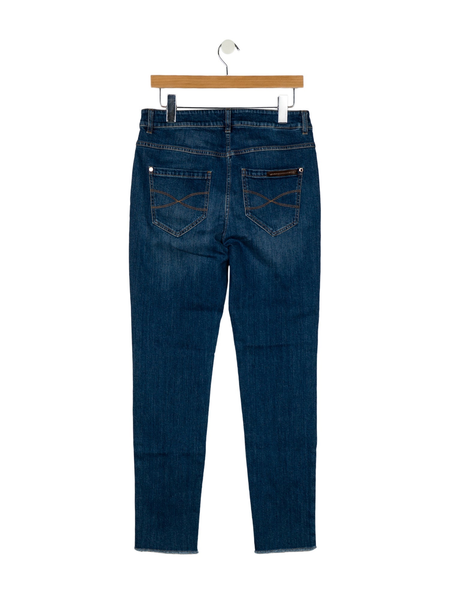 Brunello Cucinelli Mid-Rise Straight Leg Jeans