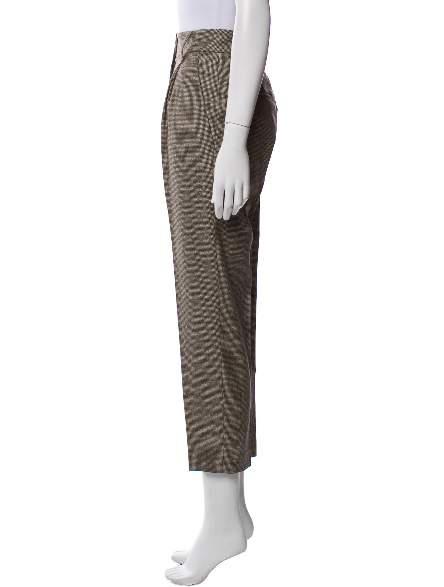 Brunello Cucinelli Virgin Wool Straight Leg Pants