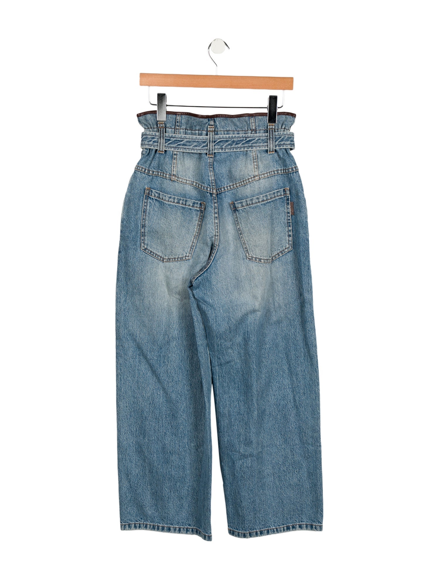 Brunello Cucinelli Mid-Rise Wide Leg Jeans