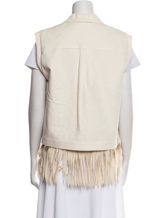 Brunello Cucinelli Silk Striped Vest