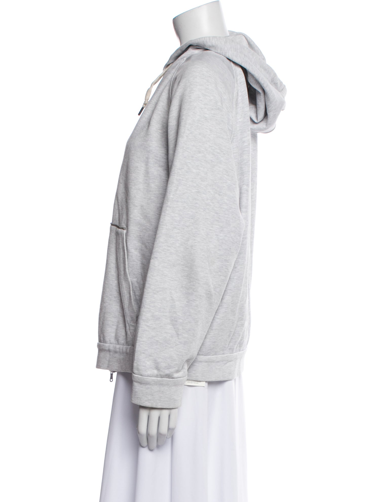 Brunello Cucinelli V-Neck Long Sleeve Hoodie
