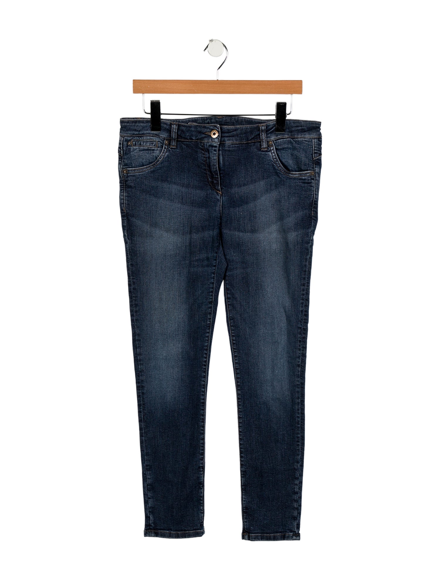 Brunello Cucinelli Mid-Rise Skinny Leg Jeans