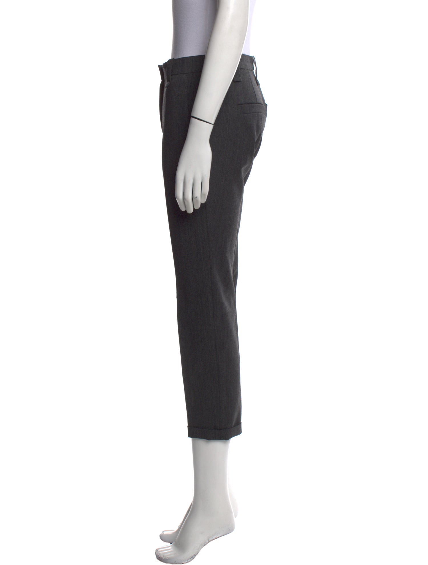 Brunello Cucinelli Virgin Wool Straight Leg Pants