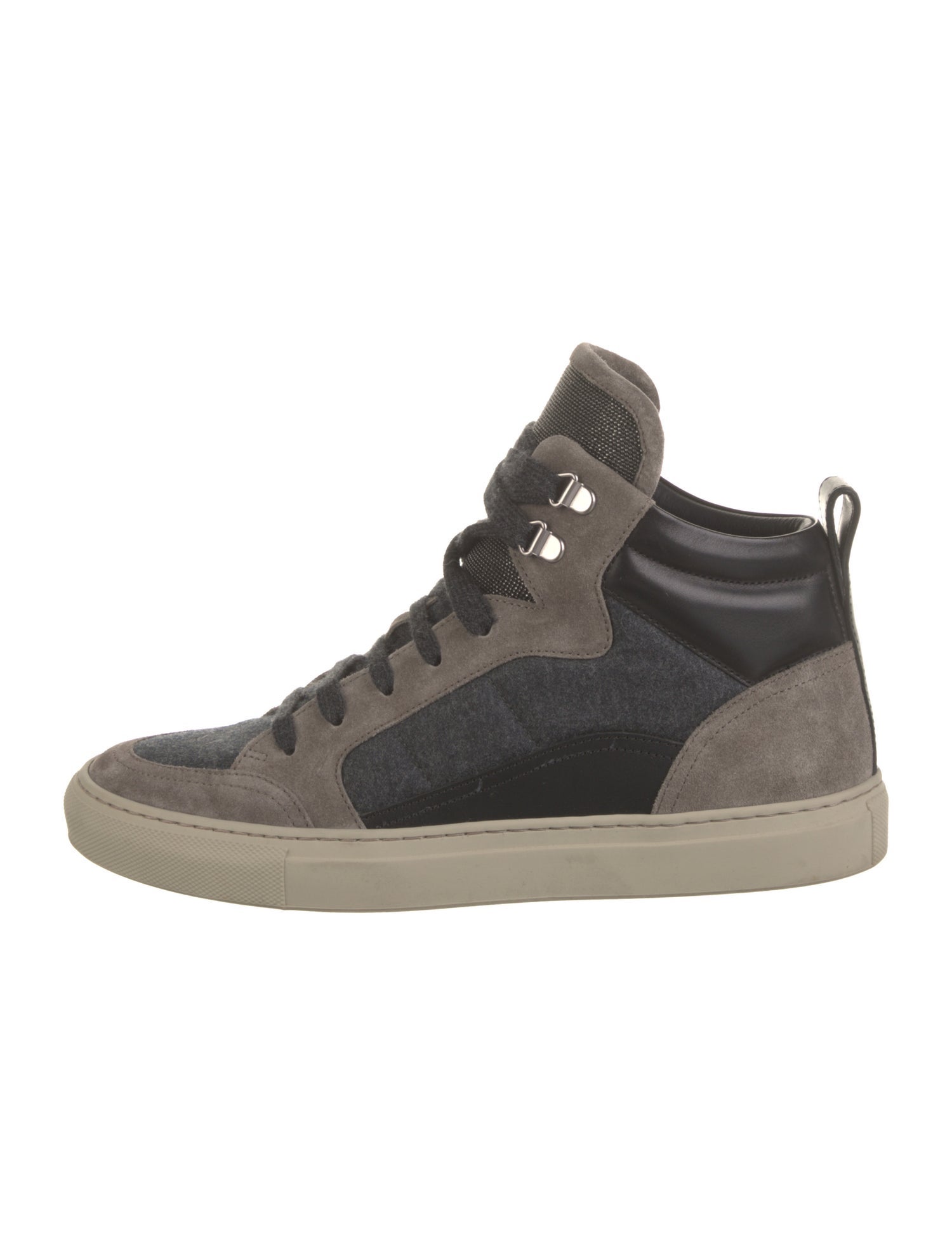 Brunello Cucinelli Suede Beaded Accents Sneakers