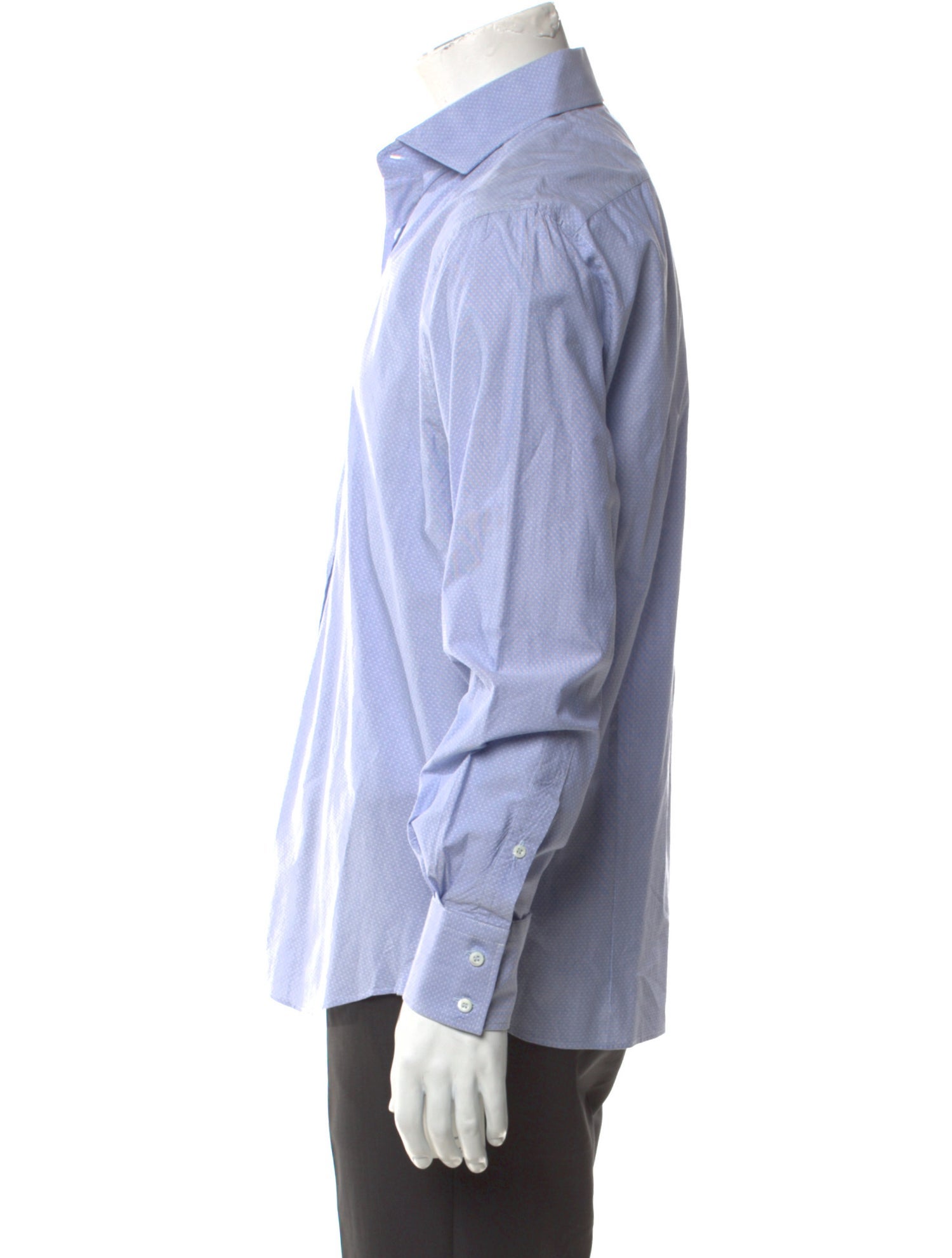 Brunello Cucinelli Striped Long Sleeve Dress Shirt