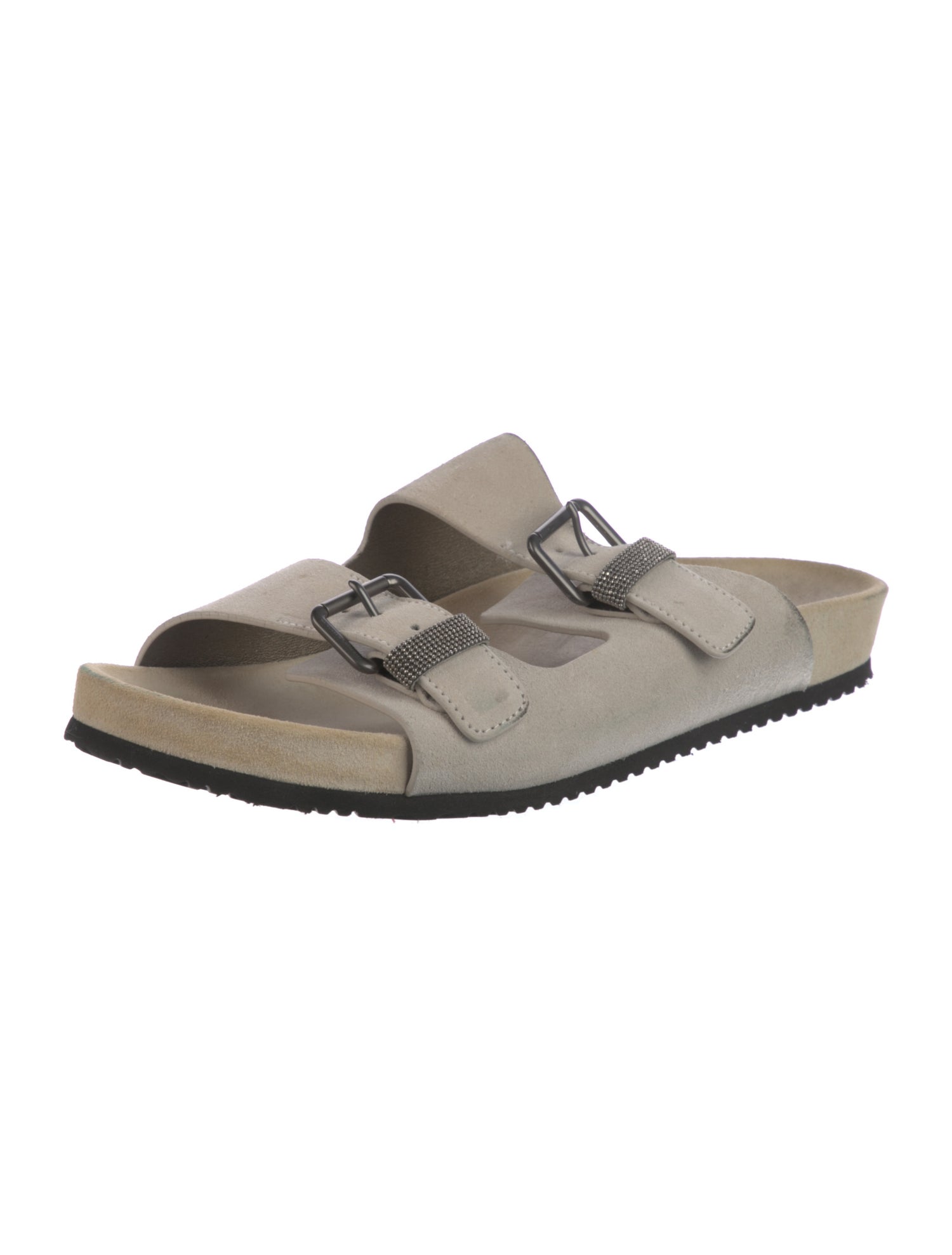 Brunello Cucinelli Suede Slides