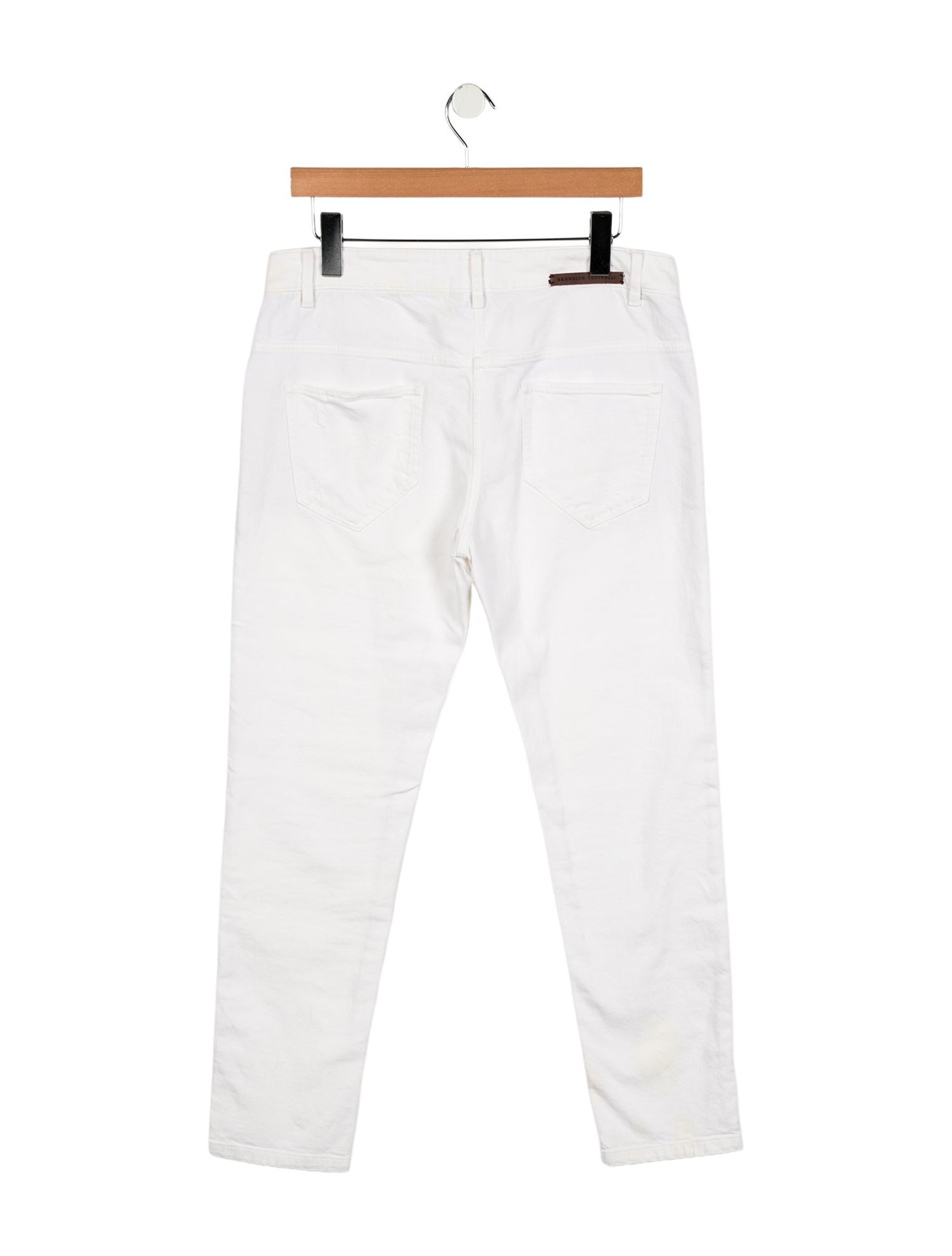 Brunello Cucinelli Mid-Rise Straight Leg Jeans