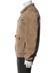 Brunello Cucinelli Leather Utility Jacket