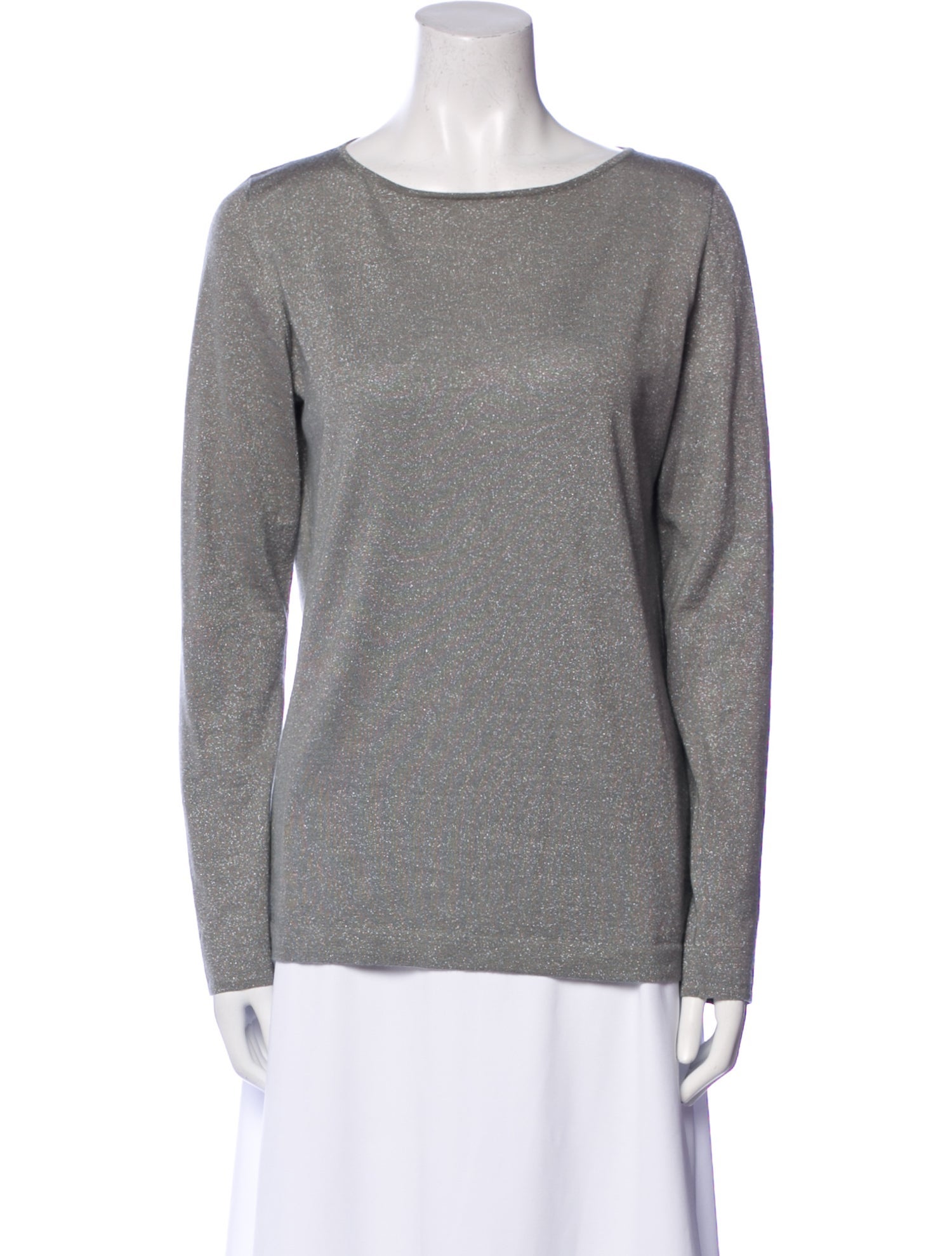 Brunello Cucinelli Cashmere Scoop Neck Sweatshirt