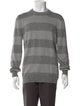Brunello Cucinelli Colorblock Pattern Crew Neck Pullover