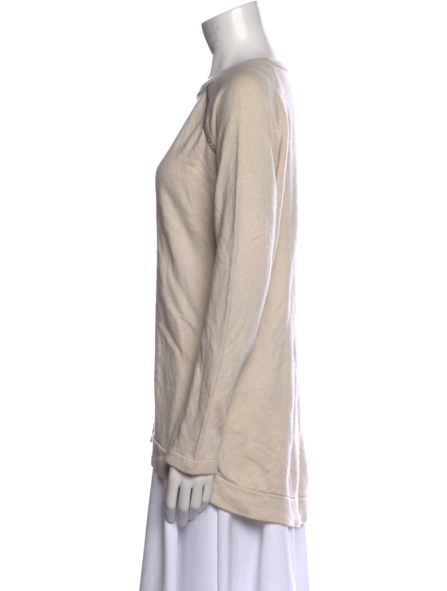 Brunello Cucinelli Cashmere Scoop Neck Sweater