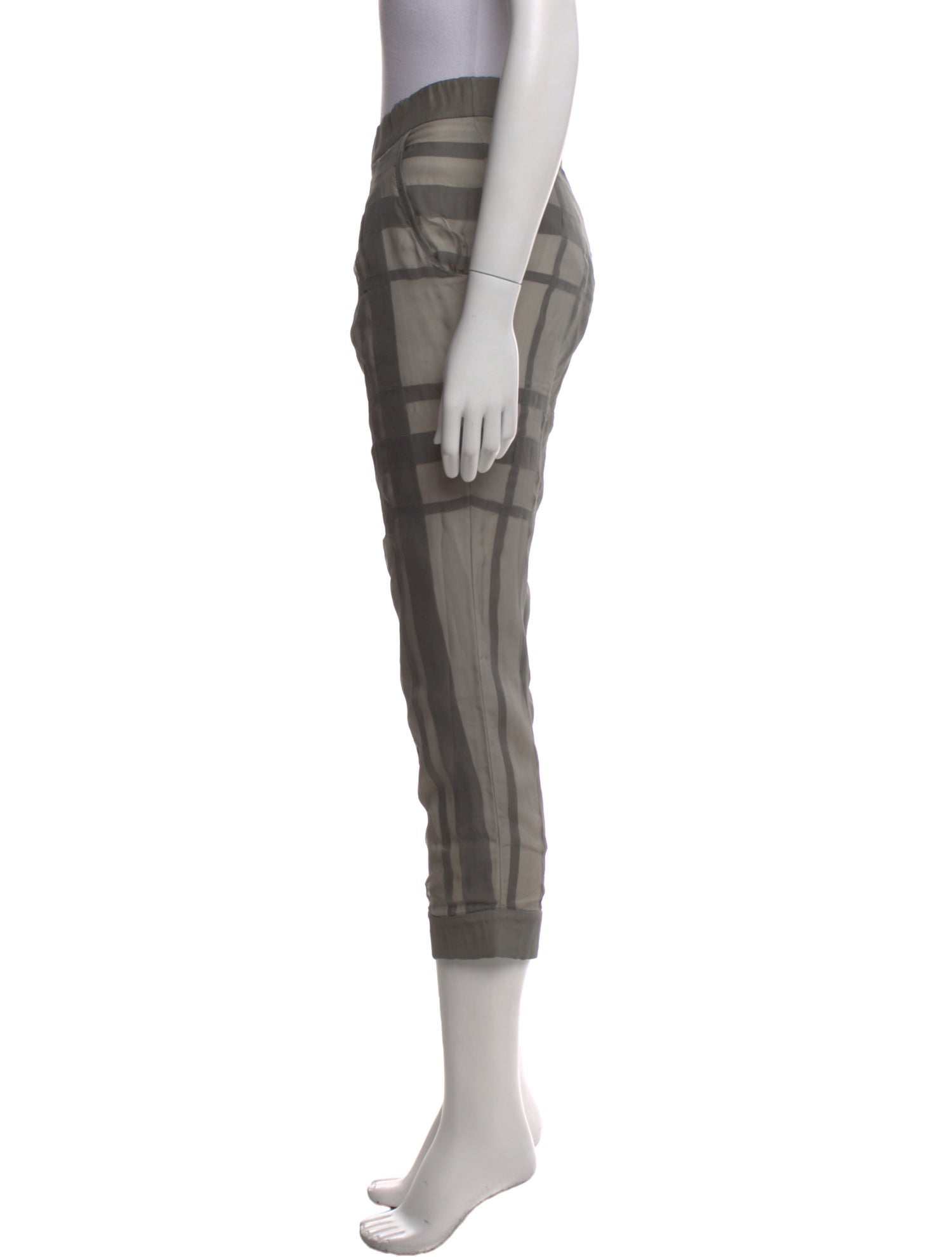 Brunello Cucinelli Silk Straight Leg Pants