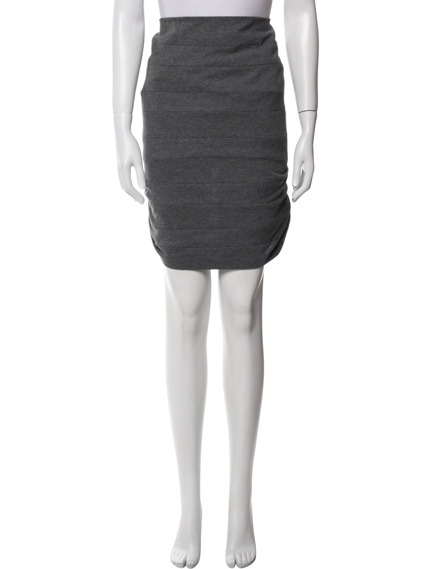 Brunello Cucinelli Pleated Accents Knee-Length Skirt
