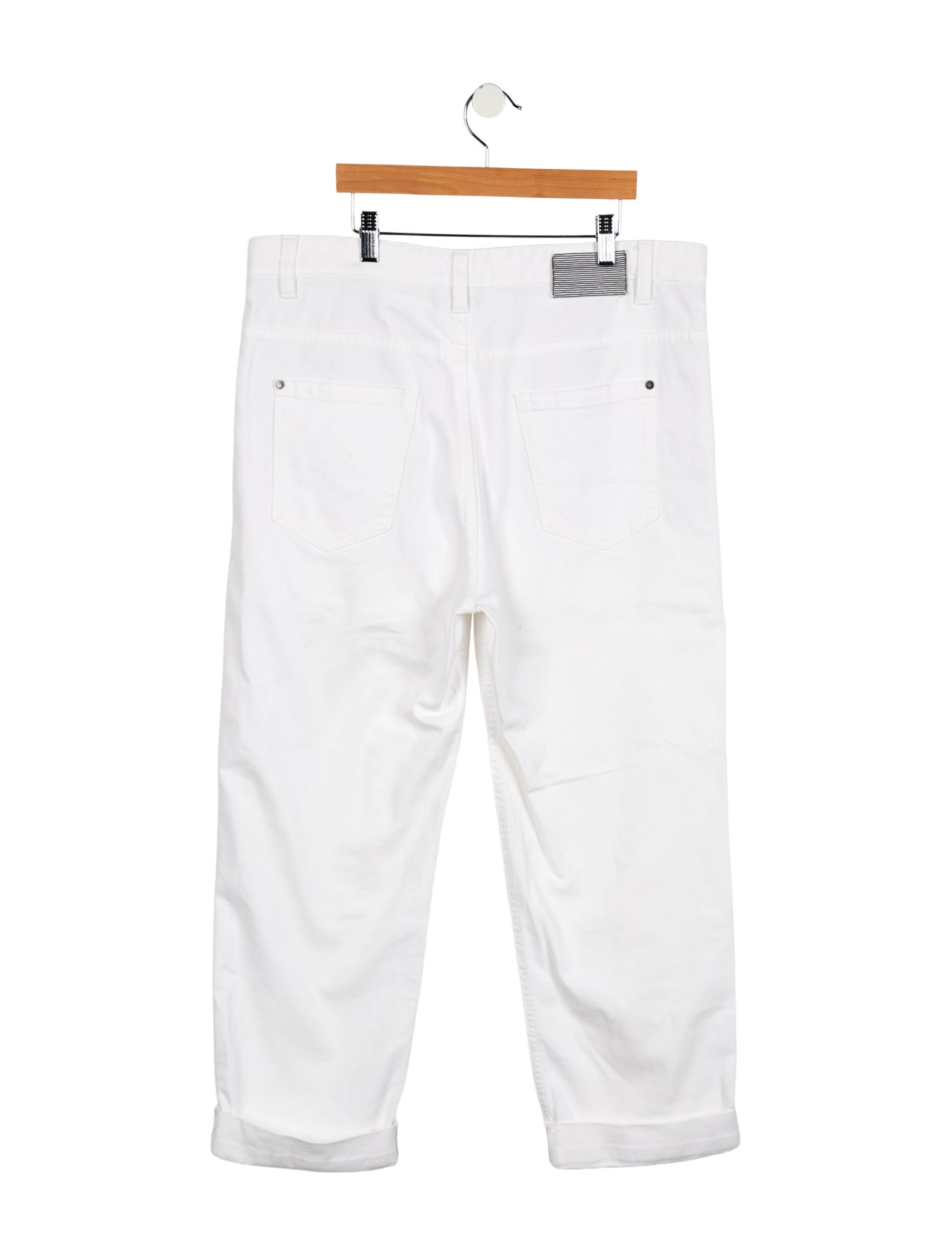 Brunello Cucinelli High-Rise Straight Leg Jeans