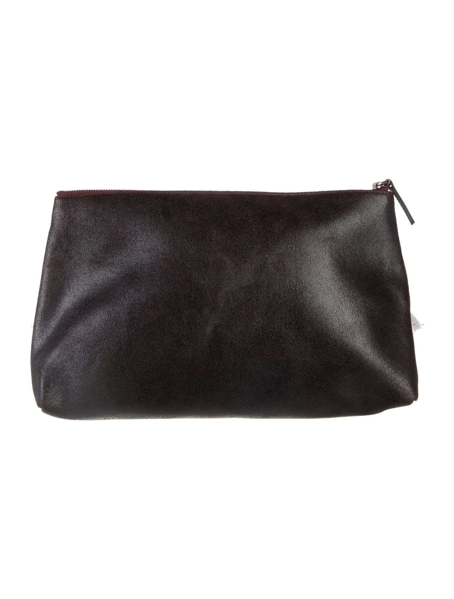 Brunello Cucinelli leather cosmetic bag