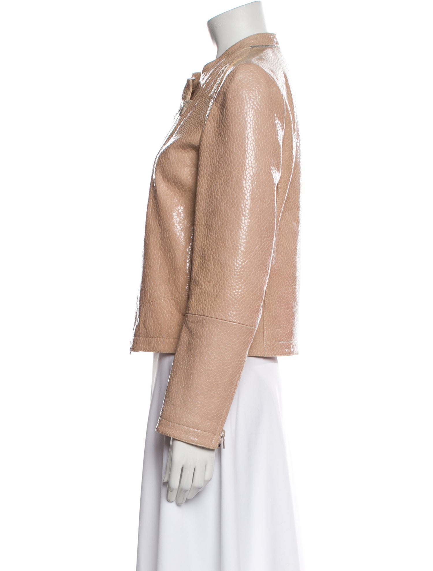 Brunello Cucinelli Leather Biker Jacket