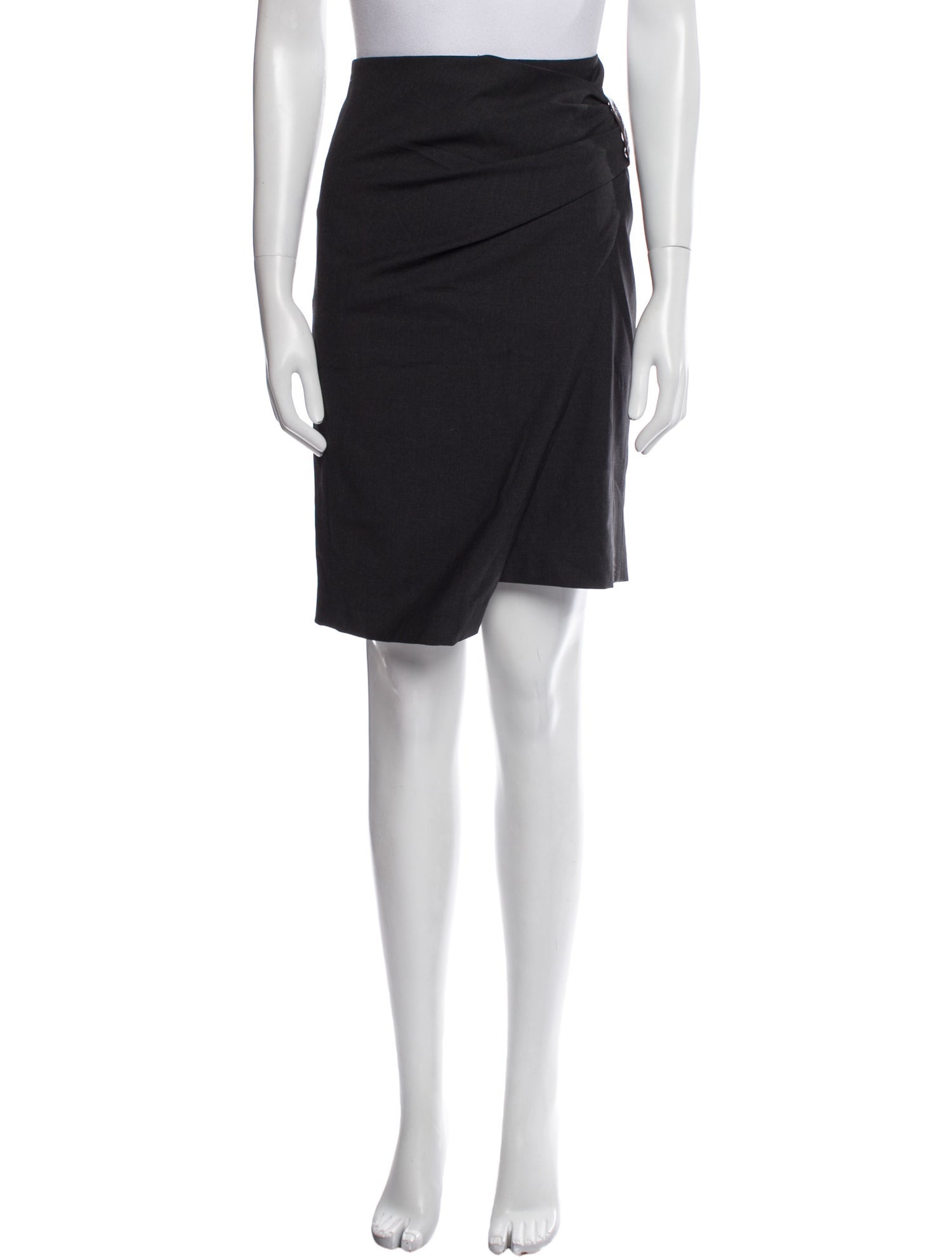Brunello Cucinelli Virgin Wool Knee-Length Skirt